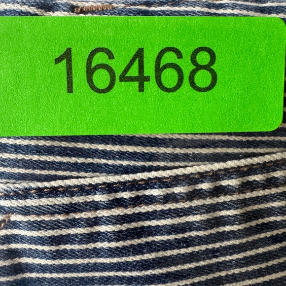 Kut From The‎ Kloth Reese High Rise Ankle Stretchy Jeans Blue Striped Festival 8 - Picture 16 of 16